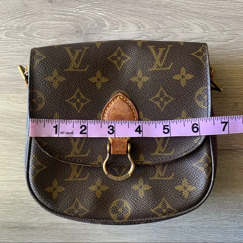 Louis Vuitton Authentic Vintage Leather Saint Cloud PM Monogram Crossbody Bag - Picture 12 of 16